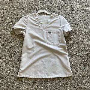 Bone XXS Figs scrubs Top